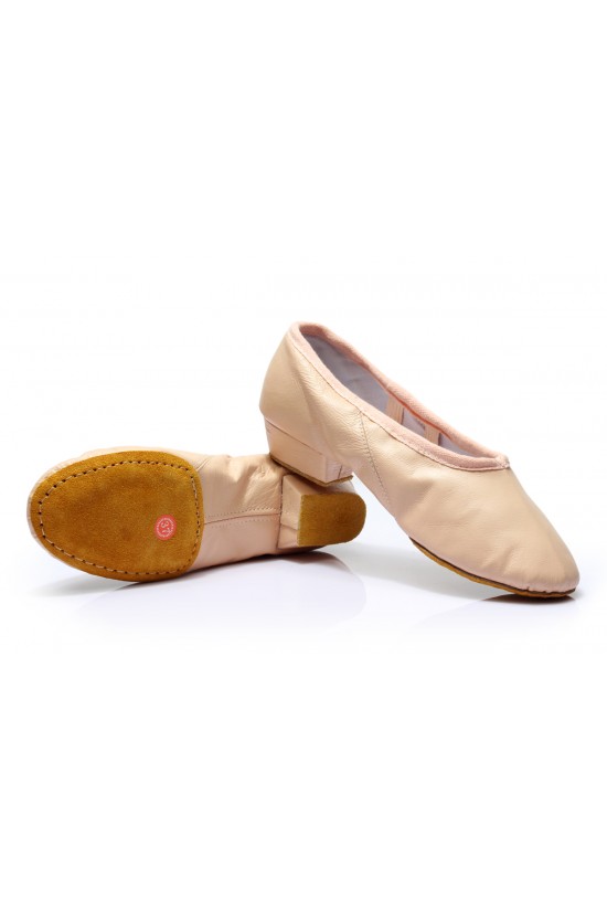 Women's Pink Soft Leatherette Dance Shoes Ballet/Latin/Yoga/Dance Sneakers Flat Heel D604001