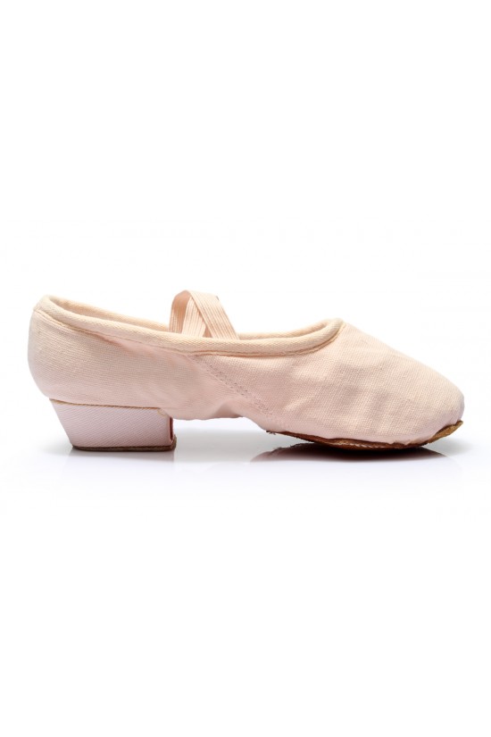Women's Pink Canvas Dance Shoes Ballet/Latin/Yoga/Dance Sneakers Canvas Flat Heel D604002