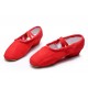 Women's Red Canvas Dance Shoes Ballet/Latin/Yoga/Dance Sneakers Canvas Flat Heel D604004