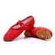 Women's Red Canvas Dance Shoes Ballet/Latin/Yoga/Dance Sneakers Canvas Flat Heel D604004