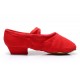 Women's Red Canvas Dance Shoes Ballet/Latin/Yoga/Dance Sneakers Canvas Flat Heel D604004