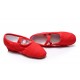 Women's Red Canvas Dance Shoes Ballet/Latin/Yoga/Dance Sneakers Canvas Flat Heel D604004