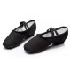 Women's Black Canvas Dance Shoes Ballet/Latin/Yoga/Dance Sneakers Canvas Flat Heel D604006