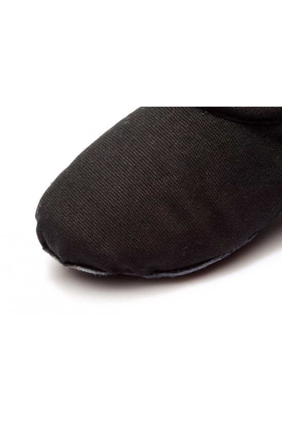 Women's Black Canvas Dance Shoes Ballet/Latin/Yoga/Dance Sneakers Canvas Flat Heel D604006