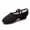 Women's Black Canvas Dance Shoes Ballet/Latin/Yoga/Dance Sneakers Canvas Flat Heel D604006