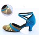 Women's Heels Pumps Modern With Buckle Latin/Ballroom/Salsa Blue Nude Gold Dance Shoes D801022