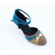 Women's Heels Pumps Modern With Buckle Latin/Ballroom/Salsa Blue Nude Gold Dance Shoes D801022