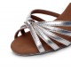 Women's Heels Silver Leatherette Modern Ballroom Latin Salsa Ankle Strap Dance Shoes D901010 Women's Heels Silver Leatherette Modern Ballroom Latin Salsa Ankle Strap Dance Shoes D901010