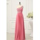 A-Line One-Shoulder Long Pink Beaded Chiffon Prom Evening Formal Party Dresses ED010002 A-Line One-Shoulder Long Pink Beaded Chiffon Prom Evening Formal Party Dresses ED010002