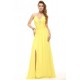 Sheath/Column Halter Long Yellow Beaded Chiffon Prom Evening Formal Party Dresses ED010007 Sheath/Column Halter Long Yellow Beaded Chiffon Prom Evening Formal Party Dresses ED010007