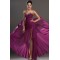 Sheath Sweetheart Beaded Long Chiffon Prom Evening Formal Dresses ED011026