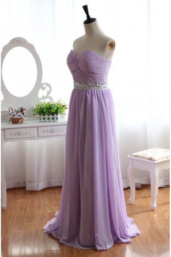 A-Line Sweetheart Beaded Long Chiffon Prom Evening Formal Dresses ED011140 A-Line Sweetheart Beaded Long Chiffon Prom Evening Formal Dresses ED011140