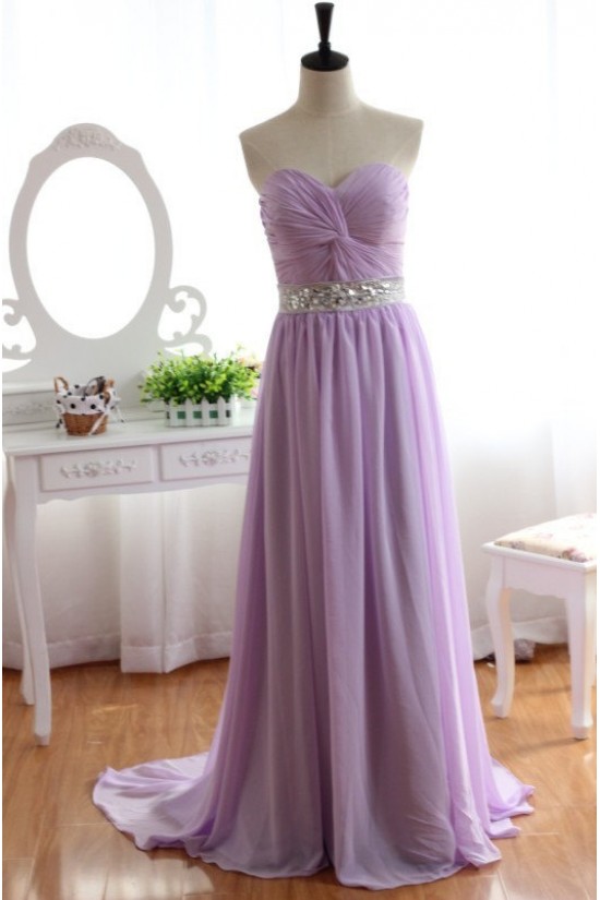 A-Line Sweetheart Beaded Long Chiffon Prom Evening Formal Dresses ED011140 A-Line Sweetheart Beaded Long Chiffon Prom Evening Formal Dresses ED011140
