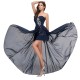 A-Line Sweetheart Beaded Split-Front Chiffon Prom Evening Formal Dresses ED011615