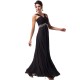 Beaded Long Black Chiffon Prom Evening Formal Dresses ED011620 Beaded Long Black Chiffon Prom Evening Formal Dresses ED011620