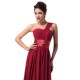 A-Line One-Shoulder Long Chiffon Prom Evening Bridesmaid Dresses ED011621