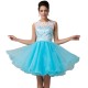 A-Line Short Lace Prom Evening Formal Dresses ED011622