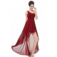 High Low One-Shoulder Beaded Chiffon Prom Evening Bridesmaid Dresses ED011628 High Low One-Shoulder Beaded Chiffon Prom Evening Bridesmaid Dresses ED011628