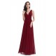 A-Line V-Neck Long Chiffon Prom Evening Formal Bridesmaid Dresses ED011630 A-Line V-Neck Long Chiffon Prom Evening Formal Bridesmaid Dresses ED011630