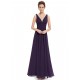A-Line V-Neck Long Chiffon Prom Evening Formal Bridesmaid Dresses ED011630 A-Line V-Neck Long Chiffon Prom Evening Formal Bridesmaid Dresses ED011630
