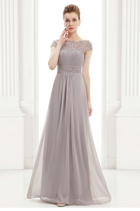 A-Line Cap-Sleeve Lace and Chiffon Long Mother of the Bride Dresses Evening Formal Dresses ED011633 A-Line Cap-Sleeve Lace and Chiffon Long Mother of the Bride Dresses Evening Formal Dresses ED011633