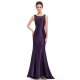 Trumpet/Mermaid Beaded Lace and Satin Long Blue Prom Evening Formal Dresses ED011634 Trumpet/Mermaid Beaded Lace and Satin Long Blue Prom Evening Formal Dresses ED011634