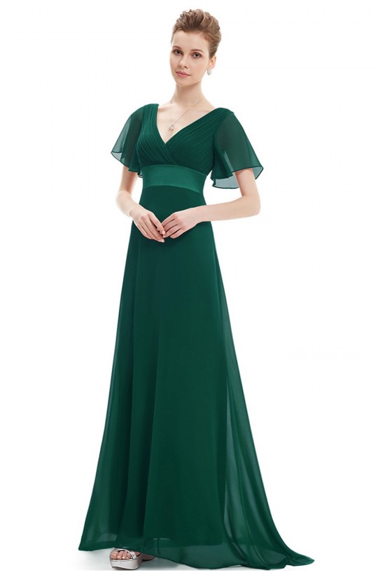 A-Line V-Neck Long Chiffon Mother of the Bride Dresses Evening Formal Dresses ED011635 A-Line V-Neck Long Chiffon Mother of the Bride Dresses Evening Formal Dresses ED011635