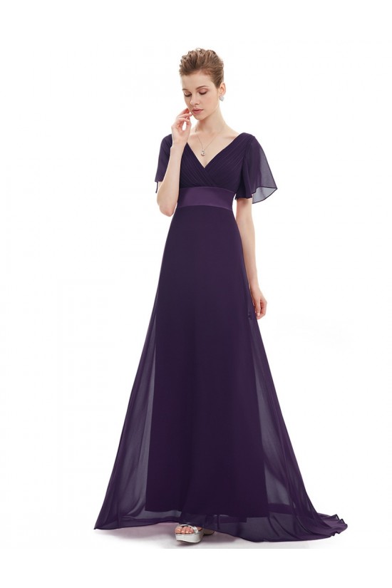 A-Line V-Neck Long Chiffon Mother of the Bride Dresses Evening Formal Dresses ED011635 A-Line V-Neck Long Chiffon Mother of the Bride Dresses Evening Formal Dresses ED011635