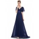 A-Line V-Neck Long Chiffon Mother of the Bride Dresses Evening Formal Dresses ED011635 A-Line V-Neck Long Chiffon Mother of the Bride Dresses Evening Formal Dresses ED011635