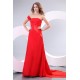 Long Red One-Shoulder Prom Evening Formal Party Dresses ED010164