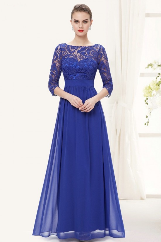 A-Line Half Sleeve Long Black Lace and Chiffon Prom Evening Formal Dresses ED011645 A-Line Half Sleeve Long Black Lace and Chiffon Prom Evening Formal Dresses ED011645