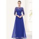 A-Line Half Sleeve Long Black Lace and Chiffon Prom Evening Formal Dresses ED011645 A-Line Half Sleeve Long Black Lace and Chiffon Prom Evening Formal Dresses ED011645