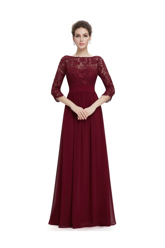 A-Line Half Sleeve Long Black Lace and Chiffon Prom Evening Formal Dresses ED011645 A-Line Half Sleeve Long Black Lace and Chiffon Prom Evening Formal Dresses ED011645