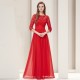 A-Line Half Sleeve Long Black Lace and Chiffon Prom Evening Formal Dresses ED011645 A-Line Half Sleeve Long Black Lace and Chiffon Prom Evening Formal Dresses ED011645