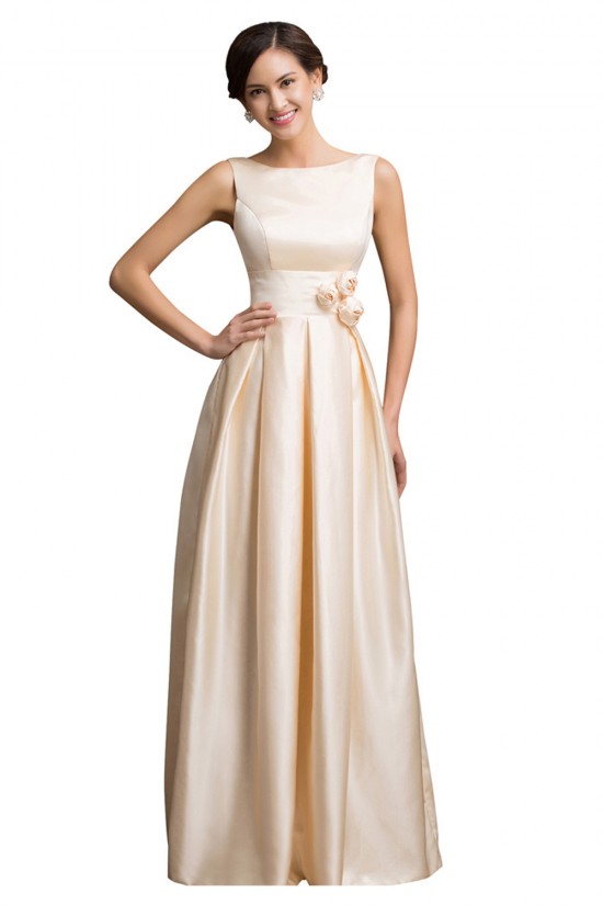 A-Line Bateau Long Prom Evening Formal Bridesmaid Dresses ED011649 A-Line Bateau Long Prom Evening Formal Bridesmaid Dresses ED011649