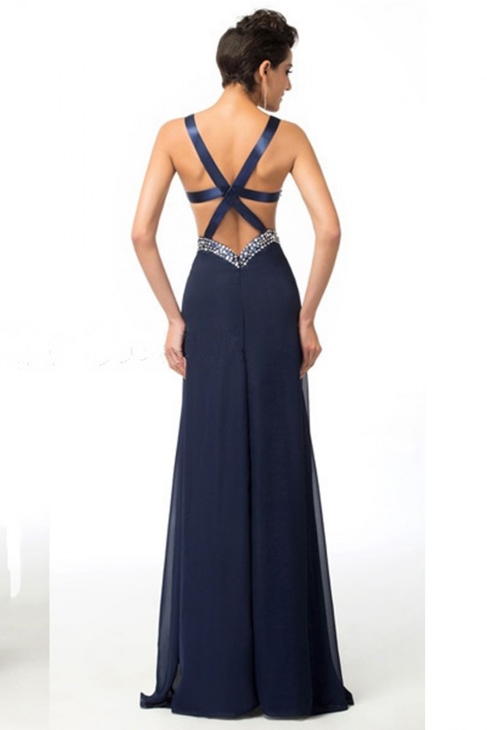 Sheath/Column Beaded Split-Front Long Chiffon Prom Evening Formal Dresses ED011650 Sheath/Column Beaded Split-Front Long Chiffon Prom Evening Formal Dresses ED011650