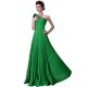 A-Line One-Shoulder Pleated Long Blue Chiffon Prom Evening Bridesmaid Dresses ED011656 A-Line One-Shoulder Pleated Long Blue Chiffon Prom Evening Bridesmaid Dresses ED011656