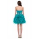 Beaded Sweetheart Short Prom Evening Cocktail Dresses ED011664