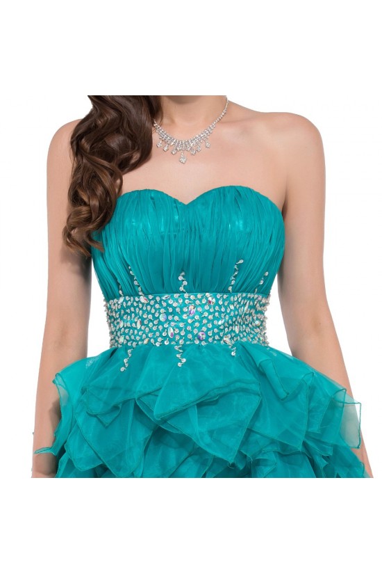 Beaded Sweetheart Short Prom Evening Cocktail Dresses ED011664