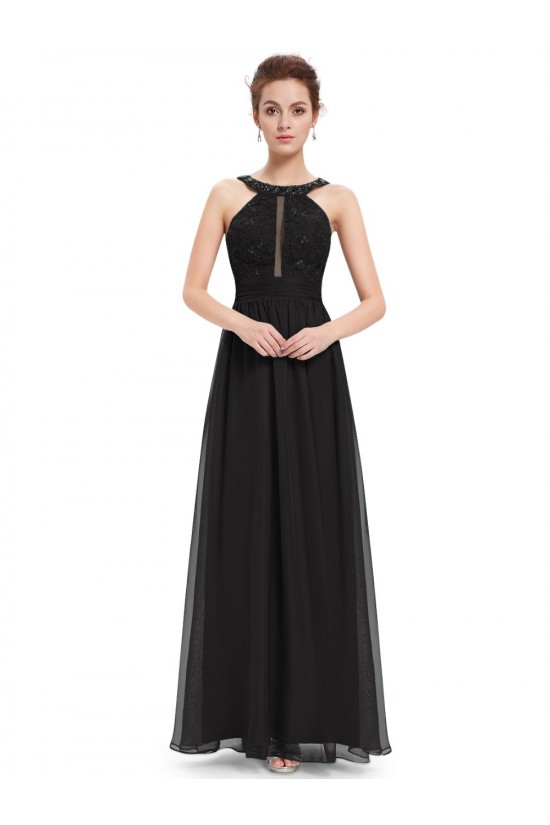 A-Line Lace and Chiffon Long Prom Evening Formal Dresses ED011669 A-Line Lace and Chiffon Long Prom Evening Formal Dresses ED011669