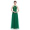 A-Line Lace and Chiffon Long Prom Evening Formal Dresses ED011669