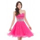 A-Line Sweetheart Beaded Short Prom Evening Cocktail Dresses ED011674