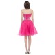 A-Line Sweetheart Beaded Short Prom Evening Cocktail Dresses ED011674