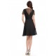 A-Line V-Neck Short Purple Chiffon Prom Evening Bridesmaid Dresses ED011675