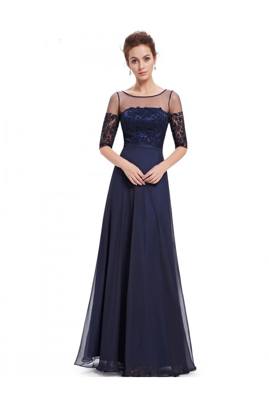 A-Line Half Sleeve Lace and Chiffon Prom Evening Formal Mother of the Bride Dresses ED011680 A-Line Half Sleeve Lace and Chiffon Prom Evening Formal Mother of the Bride Dresses ED011680