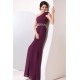 One-Shoulder Beaded Long Chiffon Prom Evening Formal Party Dresses ED010181