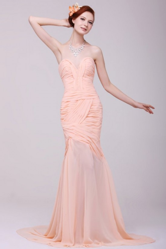 Long Chiffon Pleated Prom Evening Formal Party Dresses ED010198 Long Chiffon Pleated Prom Evening Formal Party Dresses ED010198
