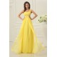 A-Line One-Shoulder Beaded Long Yellow Chiffon Prom Evening Formal Party Dresses/Maternity Evening Dresses ED010199 A-Line One-Shoulder Beaded Long Yellow Chiffon Prom Evening Formal Party Dresses/Maternity Evening Dresses ED010199
