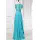 A-Line Cap Sleeve Pleated Long Blue Chiffon and Lace Prom Evening Formal Party Dresses ED010204 A-Line Cap Sleeve Pleated Long Blue Chiffon and Lace Prom Evening Formal Party Dresses ED010204