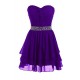 A-Line Sweetheart Beaded Short Chiffon Prom Evening Formal Party Dresses ED010211 A-Line Sweetheart Beaded Short Chiffon Prom Evening Formal Party Dresses ED010211